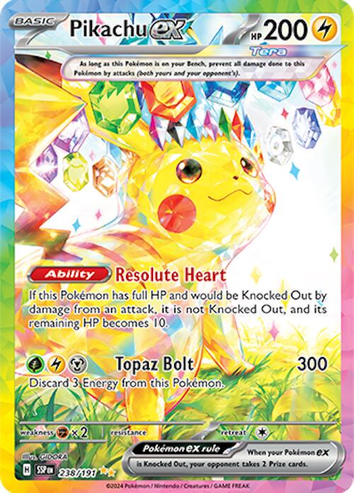 Pikachu ex Surging Sparks