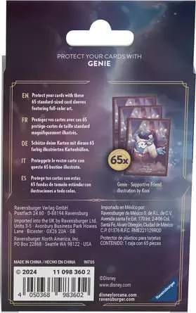 Disney Lorcana TCG: Ursula's Return Card Sleeves Genie