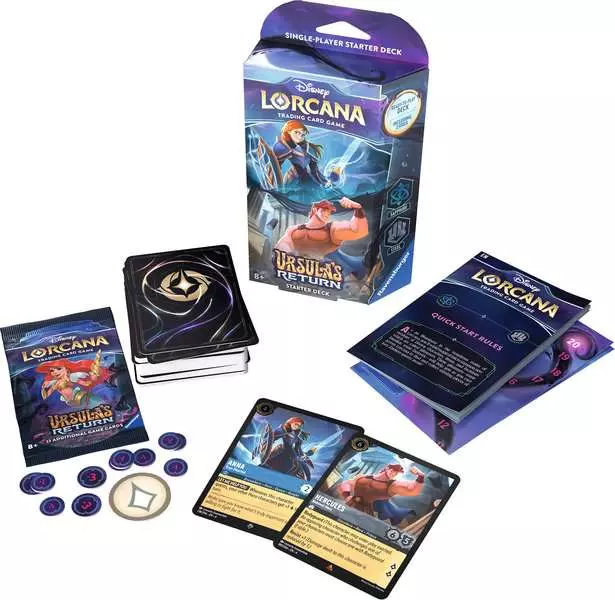 Disney Lorcana TCG: Ursula's Return Starter Deck Anna & Hercules