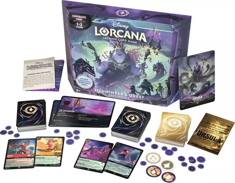 Disney Lorcana TCG: Ursula's Return Defeat The Sea Witch: Illumineer's Quest - Deep Trouble