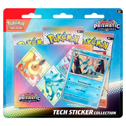 Pokémon TCG: Scarlet & Violet - Prismatic Evolutions Tech Sticker Blister Glaceon