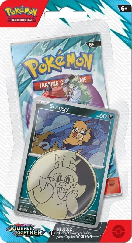 Pokémon TCG: Scarlet & Violet - Journey Together Checklane Blister - Scraggy