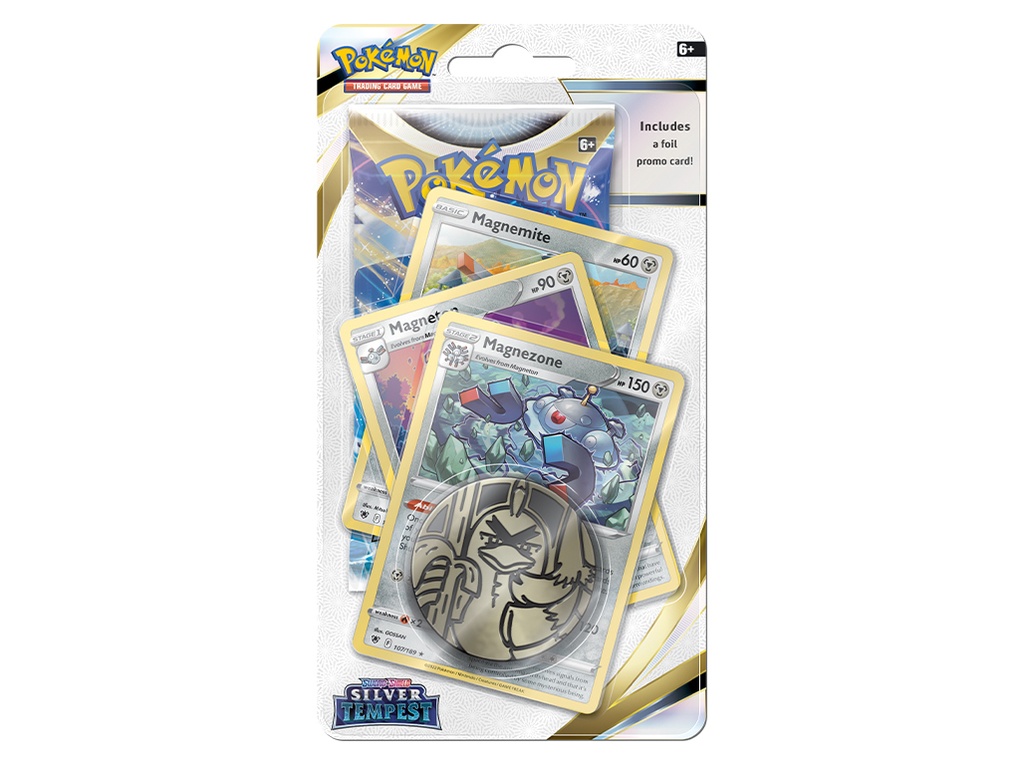 Pokémon TCG: Scarlet & Violet - Silver Tempest Premium Checklane Blister - Magnemite, Magner & Magnezone