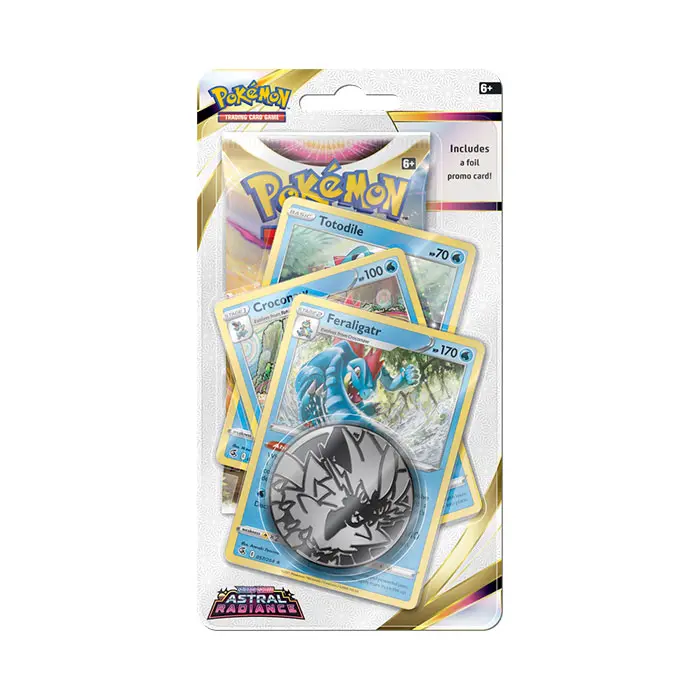 Pokémon TCG: Scarlet & Violet - Astral Radiance Premium Checklane Blister - Totodile, Croco & Feraligatr