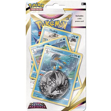 Pokémon TCG: Scarlet & Violet - Astral Radiance Premium Checklane Blister - Mudkip, Marshtomp & Swampert