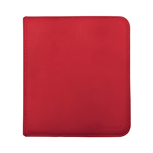 Ultra Pro Vivid 12-Pkt Red Zippered PRO-Binder 