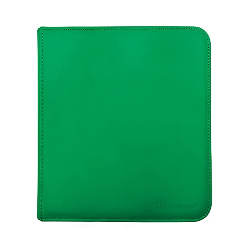 Ultra Pro Vivid 12-Pkt Green Zippered PRO-Binder