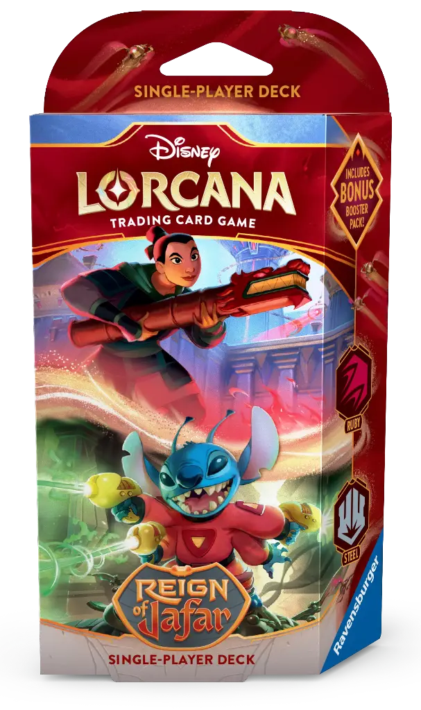 Disney Lorcana TCG: Reign of jafar Starter Deck Mulan & Stitch