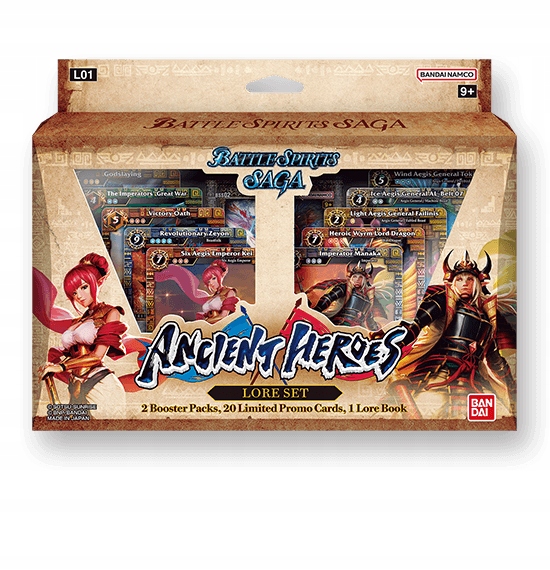 Battle Spirits Saga TCG Lore Set Ancient Heroes