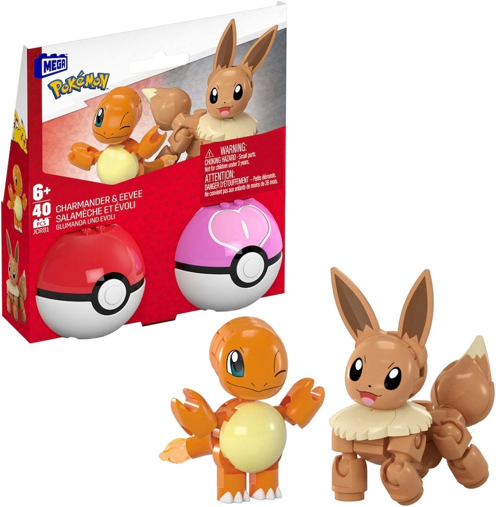MEGA Pokémon Charmander & Eevee