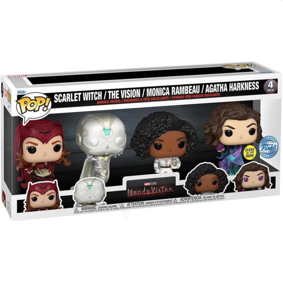 Funko POP! Scarlet Witch / The Vision / Monica Rambeau / Agatha Harkness