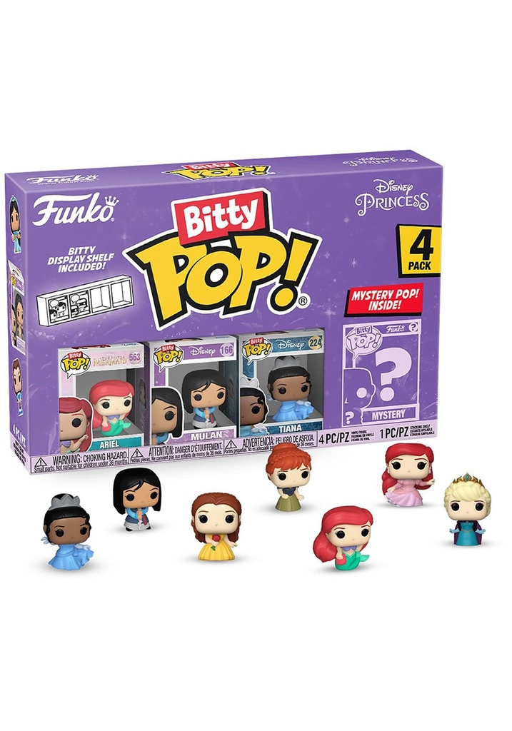 Funko Bitty POP! 4-Pack Disney Princesses