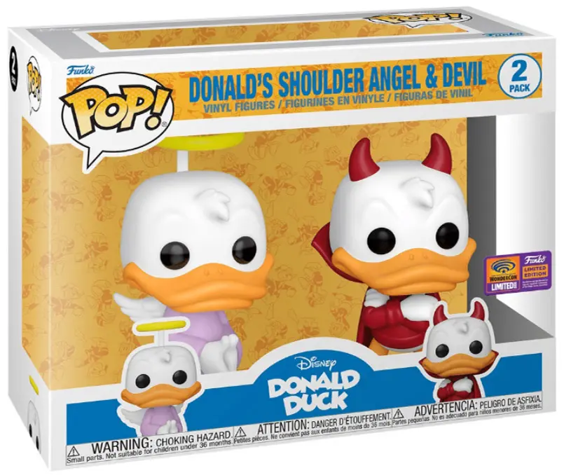 Funko POP! Donald's Shoulder Angel & Devil