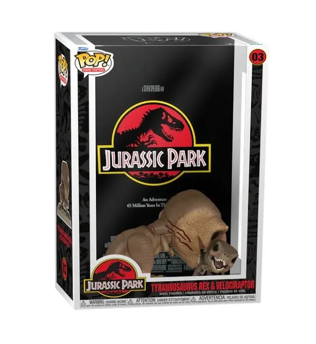 Funko POP! Jurassic Park Tyrannosaurus Rus & Velociraptor