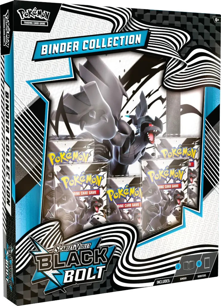Pokémon TCG: Scarlet & Violet - Black Bolt Binder Collection (Portfolio + 5 boosters)