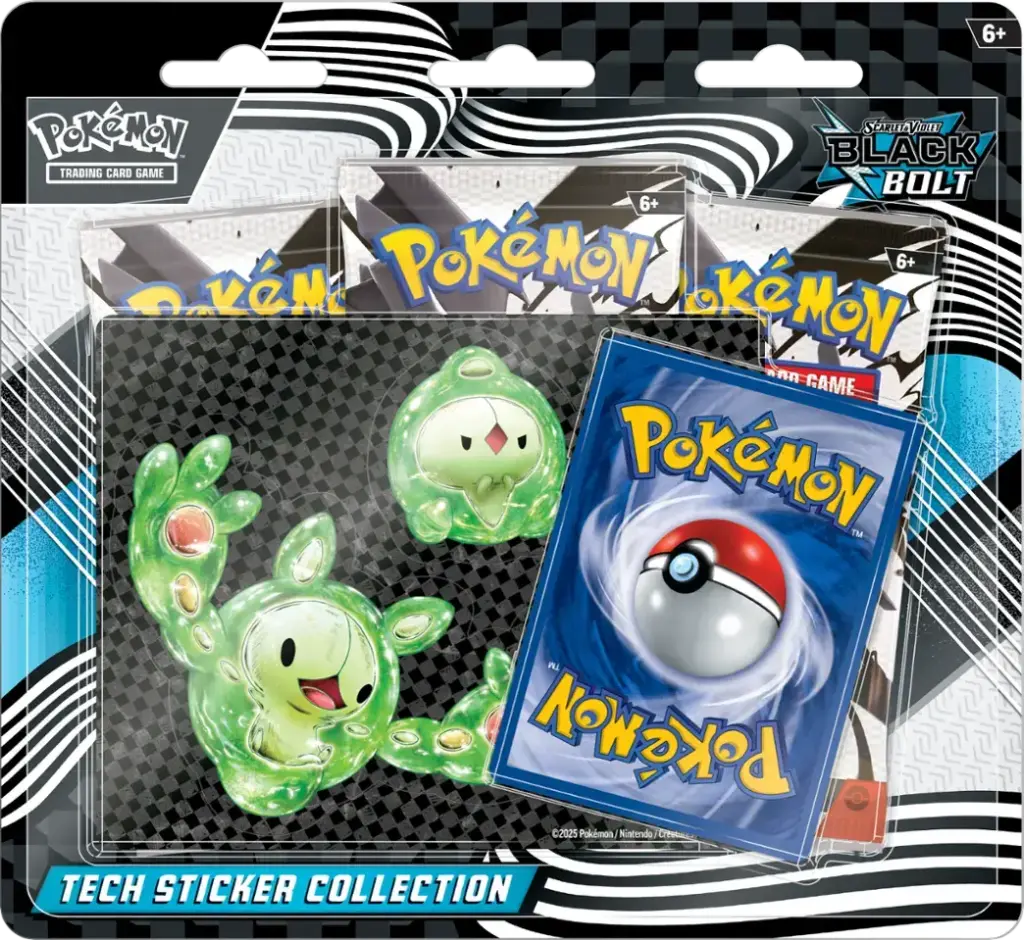 Pokémon TCG: Scarlet & Violet - Black Bolt Tech Sticker Collection