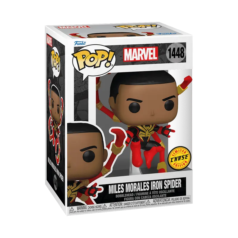 Funko POP! Miles Morales Iron Spider Chase Edition