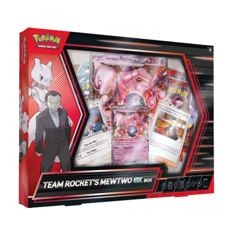Pokémon TCG: Team Rocket's Mewtwo ex Box