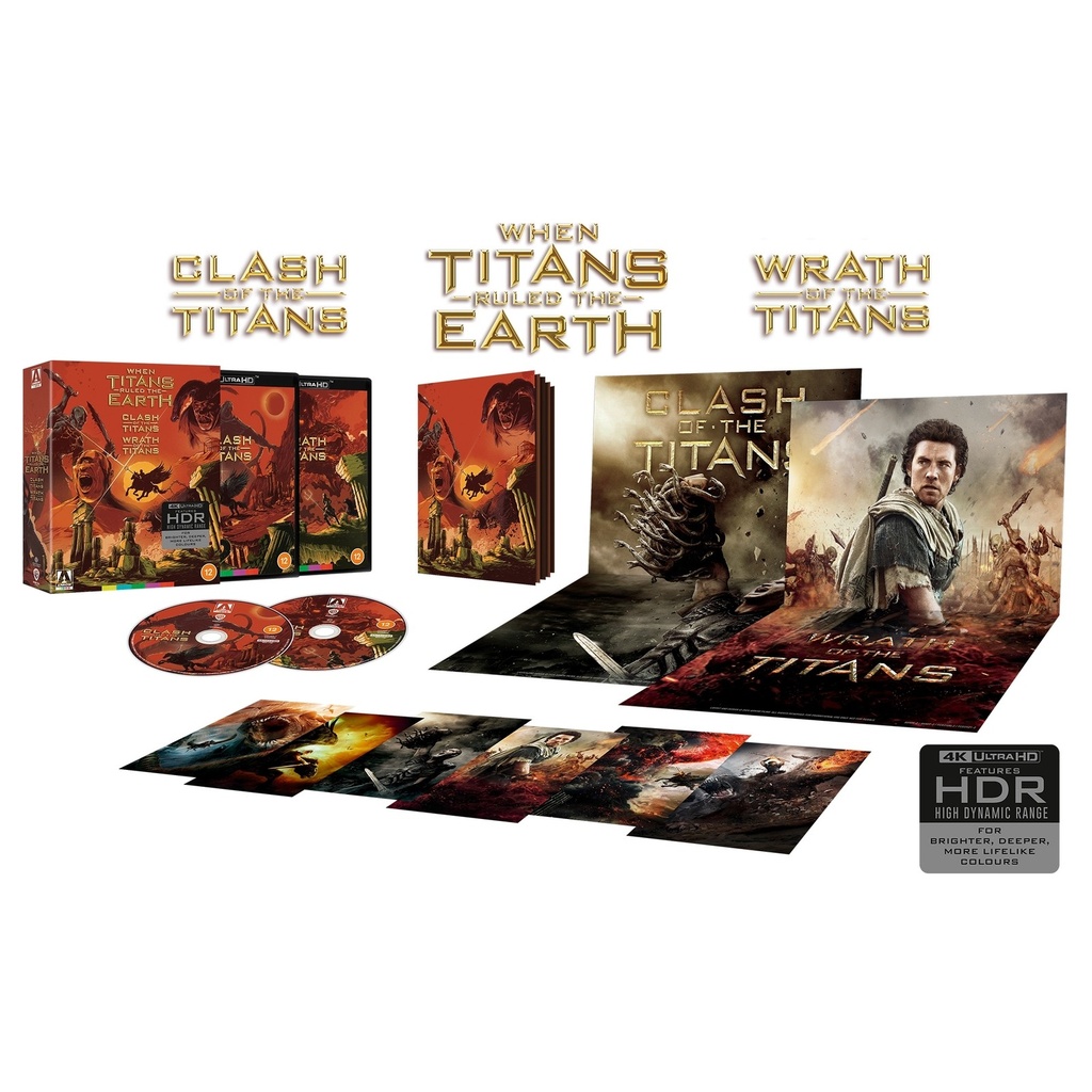 When Titans Ruled The Earth 4K Blu-ray Box : Clash Of The Titans + Wrath Of The Titans