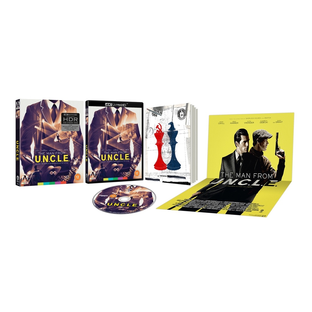 The Man From U.N.C.L.E. 4K Blu-ray + Slipcover