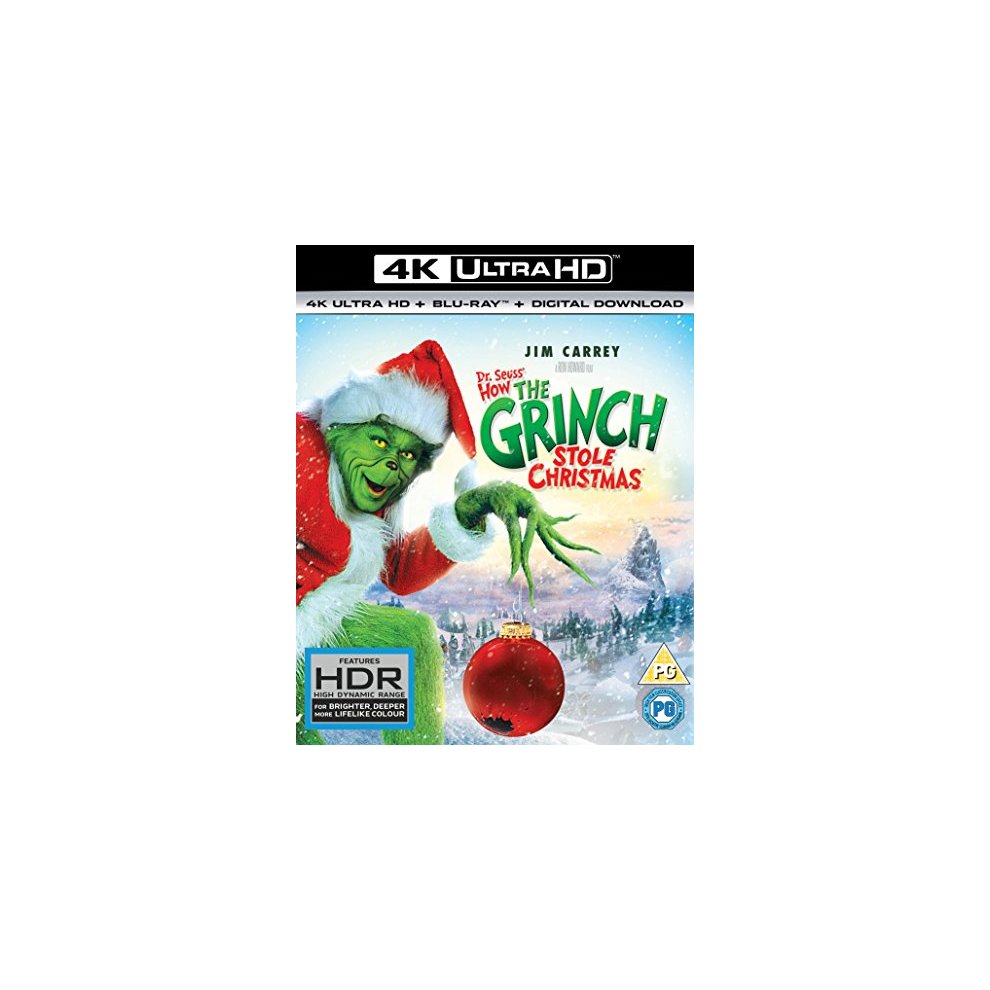 Dr. Seuss' How The Grinch Stole Christmas 4K Blu-ray
