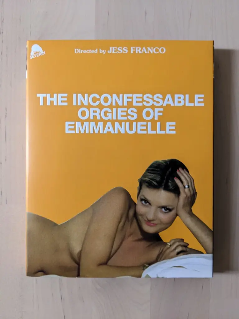 The Inconfessable Orgies Of Emmanuelle Blu-ray + Slipcover