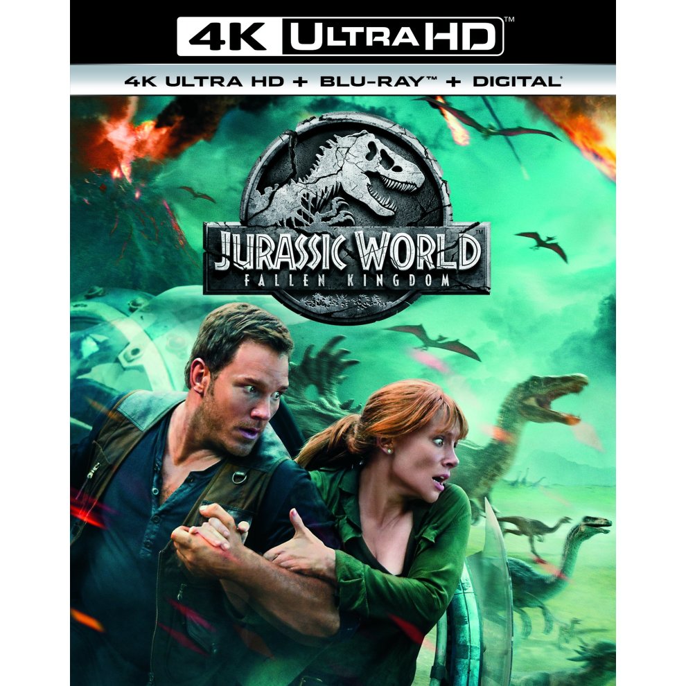 Jurassic World - Fallen Kingdom 4K Blu-ray + Slipcover (USED)