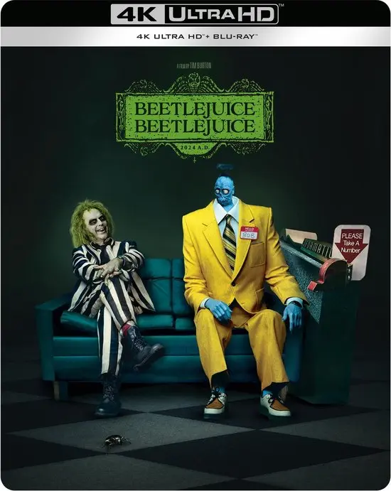Beetlejuice Beetlejuice 4K Blu-ray Steelbook