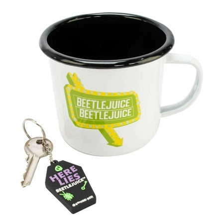 Beetlejuice Beetlejuice - Enamel Mug & Keychain Set