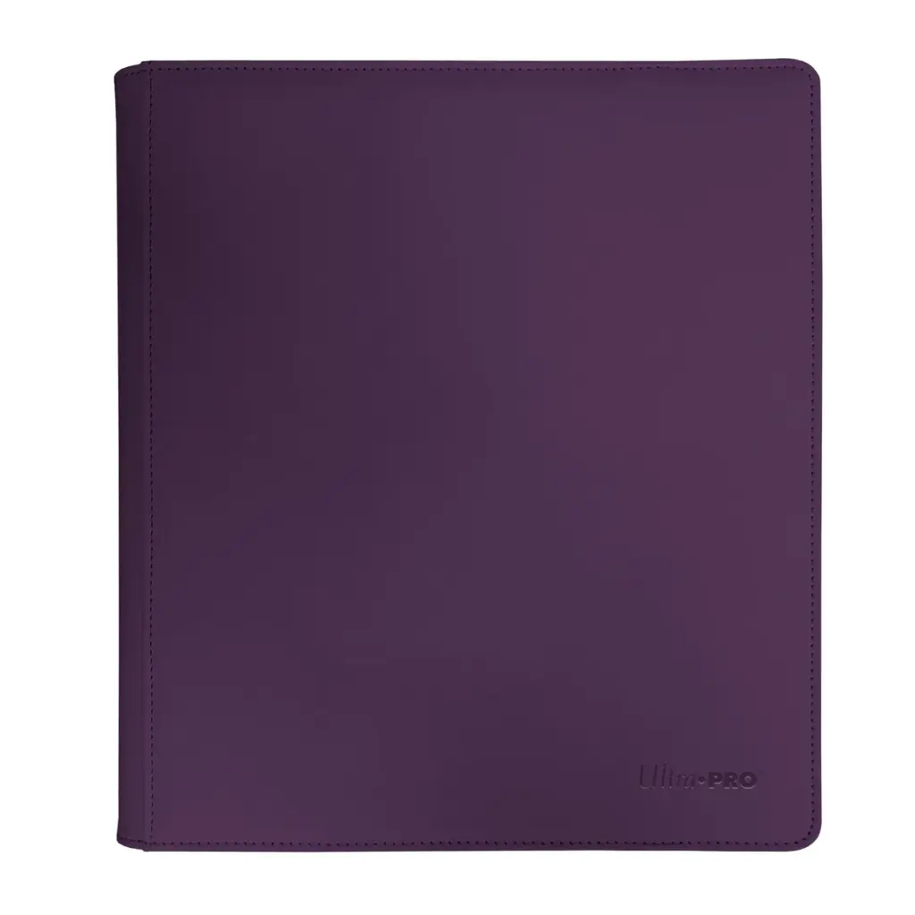 Ultra Pro Vivid 12-Pkt Midnight Plum Zippered PRO-Binder