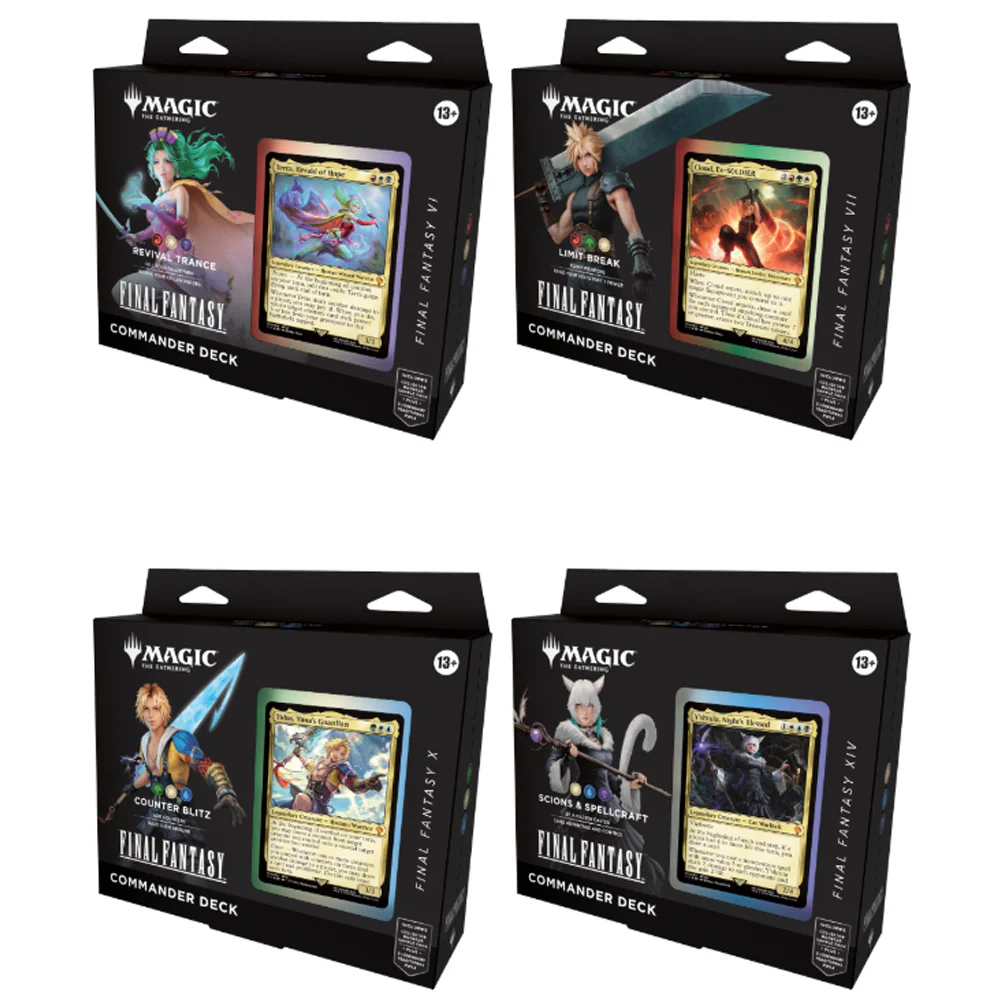 Magic The Gathering TCG Final Fantasy Commander Deck (1 Random Deck)