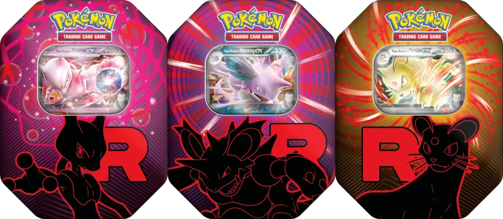 Pokémon TCG: Team Rocket Tin (1 Random Tin)