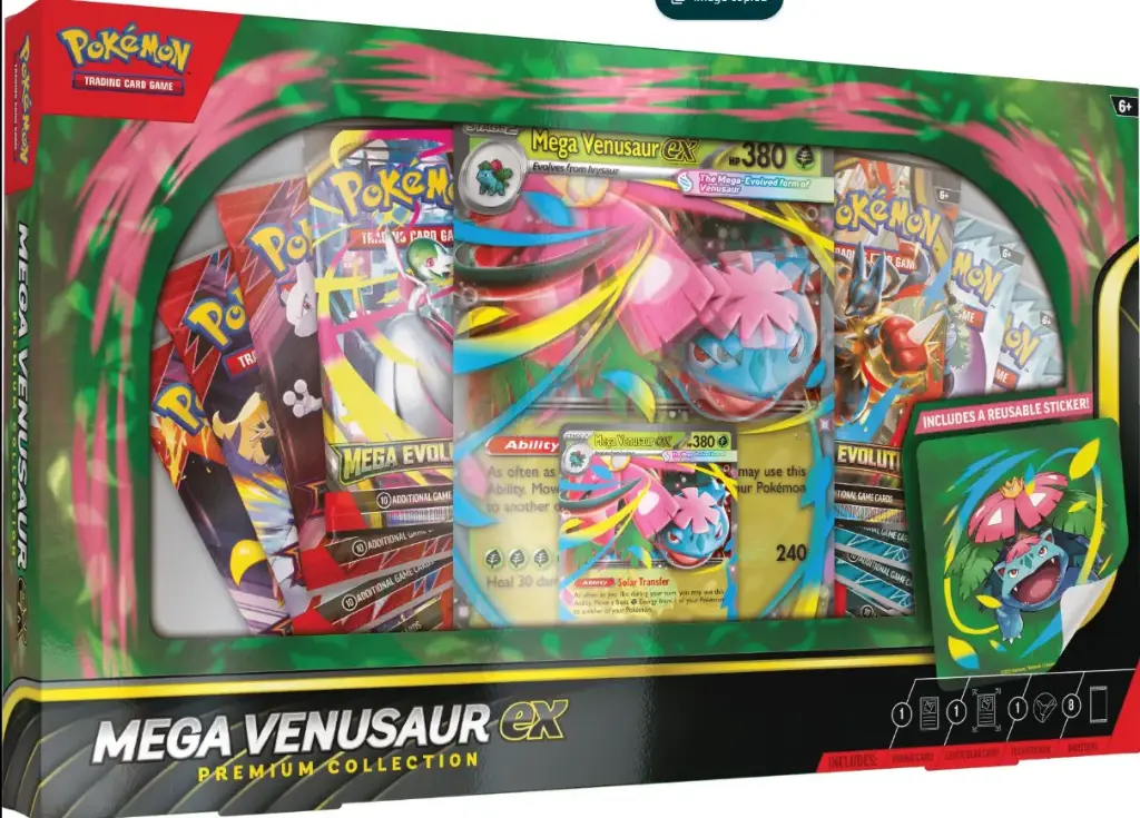  Pokémon TCG: Mega Venusaur ex Premium Collection