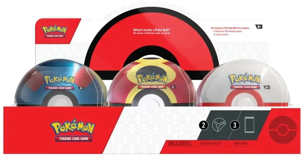 Pokémon TCG: Pokéball Tin 2025 (1 Random Tin)