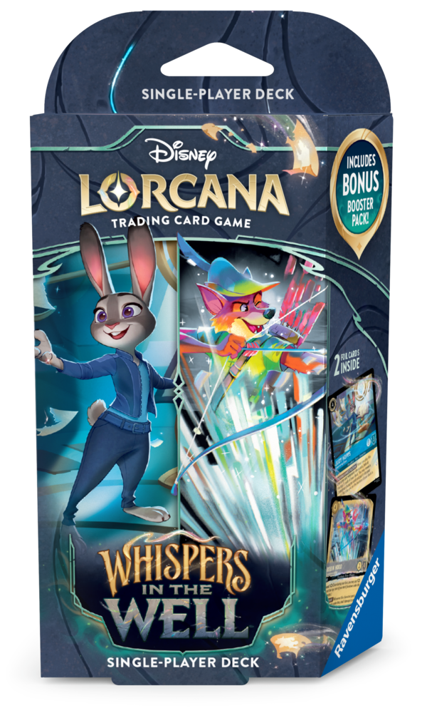 Disney Lorcana TCG: Whispers In The Well Starter Deck Judy Hopps & Robin Hood