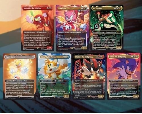 Magic The Gathering TCG Secret Lair x Sonic The Hedgehog - Friends & Foes