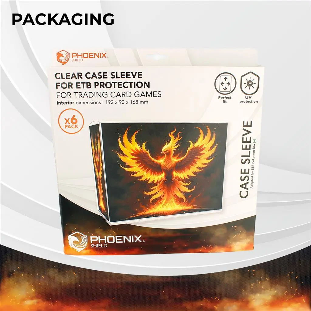Phoenix Clear Case Sleeves - Elite Trainer Box