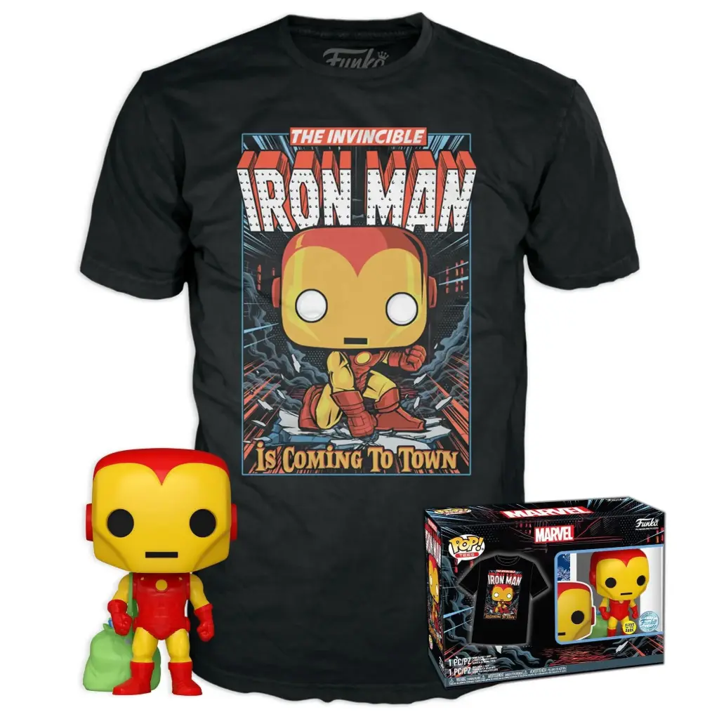 Funko POP! POP&Tee Iron Man