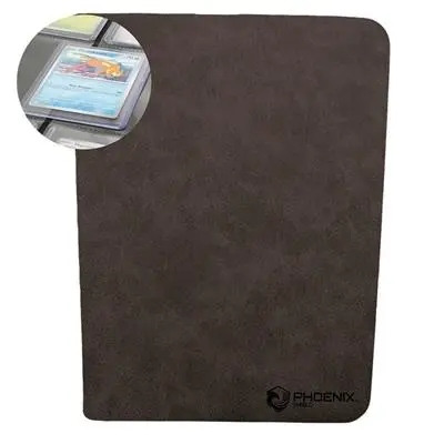 Phoenix Shield 9-Pkt Elite Zipper Album (Toploader) Black