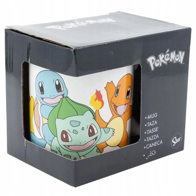 Pokémon Mug - Pikachu, Squirtle, Bulbasaur & Charmander