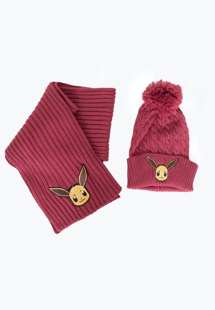 Difuzed Pokémon Beanie & Scarf - Eevee