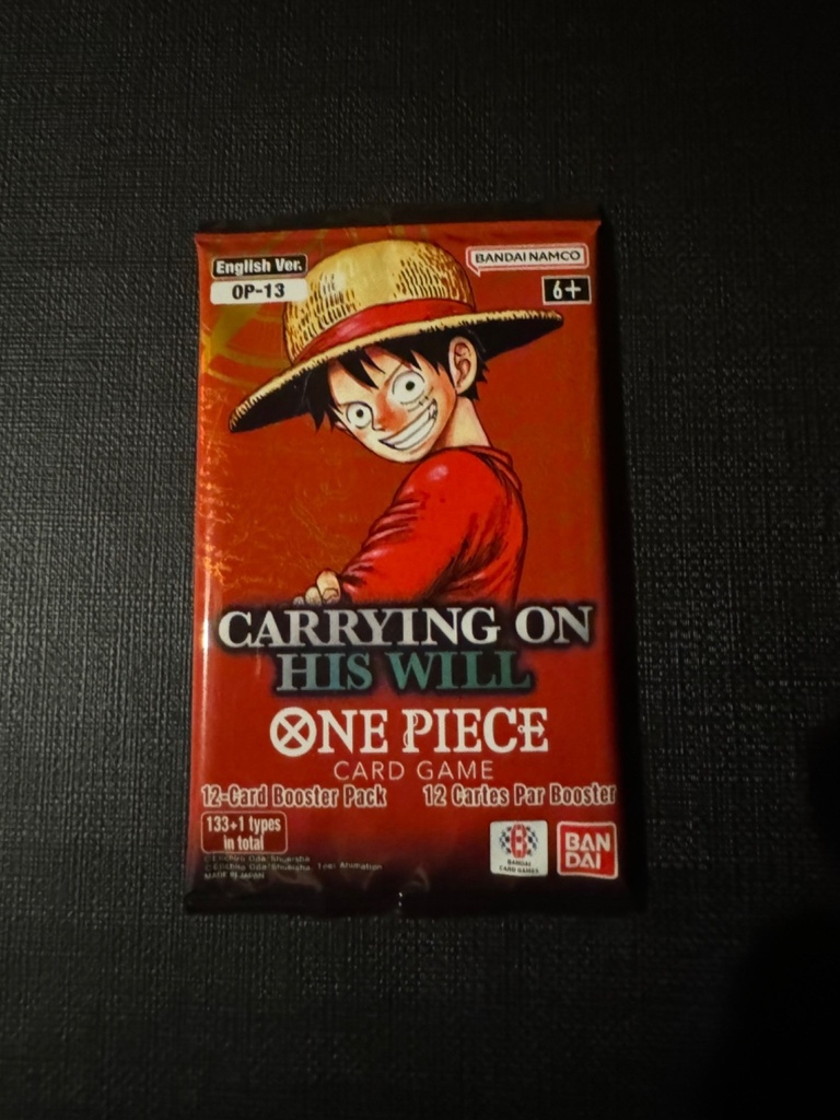 One Piece TCG: OP-13 Carrying On His Will Booster