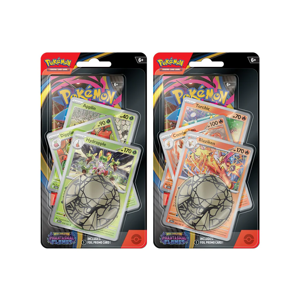 Pokémon TCG: Scarlet & Violet - Phantasmal Flames Premium Checklane Blister - 1 Random Set