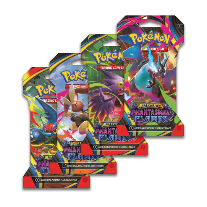 Pokémon TCG: Mega Evolution - Phantasmal Flames Sleeved Booster 