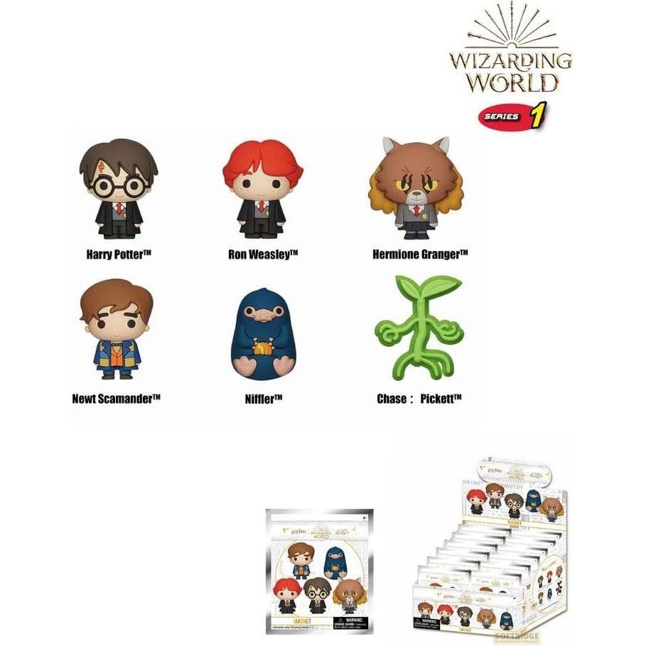 Harry Potter 3D Magnet Series 1 (1 Random Magnet)  (copy)