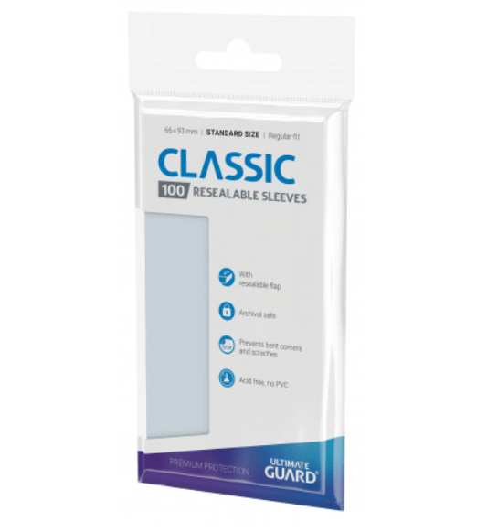 Ultimate Guard Classic Sleeves - Resealable 100Pcs 
