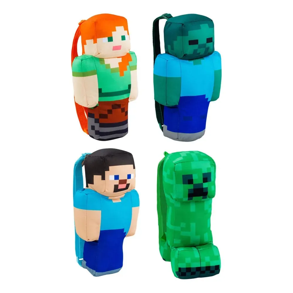 Minecraft 3D Backpack Pluche (1 Random Backpack)