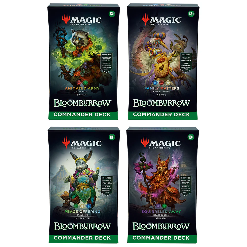 Magic The Gathering TCG Bloomburrow Commander Deck (1 Random Deck)