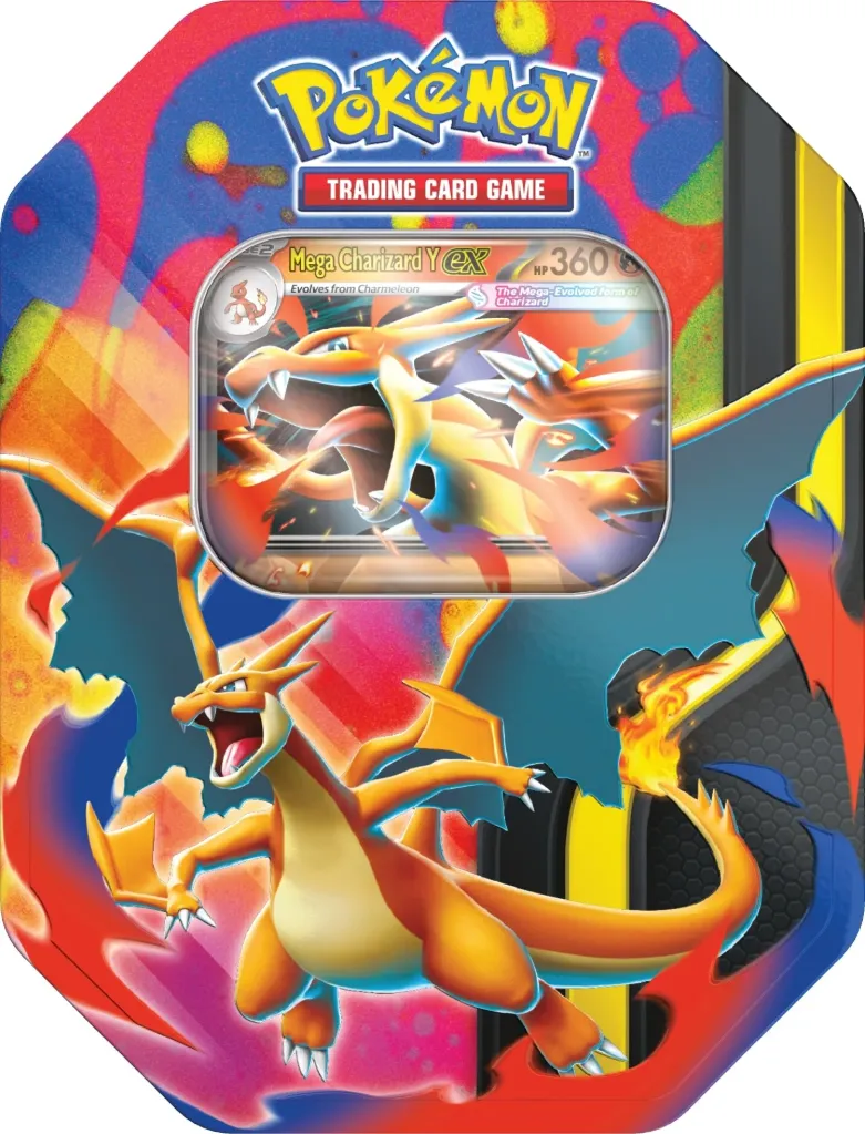 Pokémon TCG: Mega Charizard Tin (1 Random Tin)