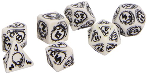 Q Workshop - Dragons RPG Dice Set - Opal
